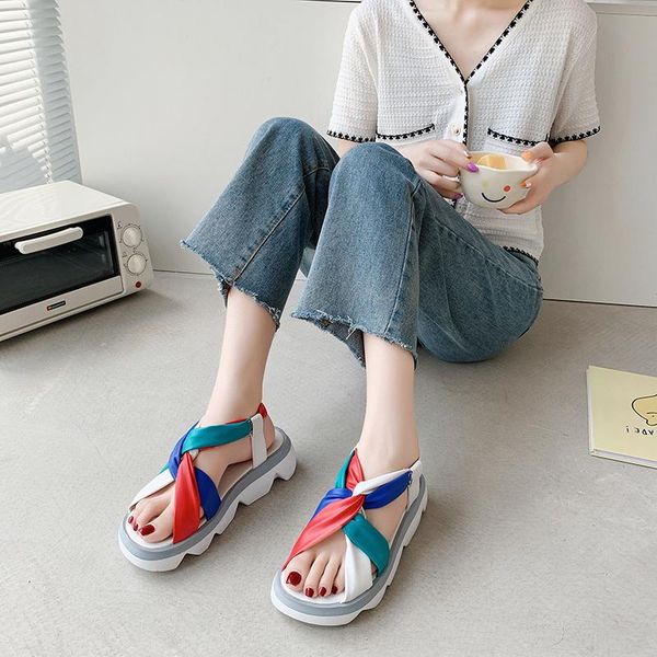 sandals white fashion open toe platform women comfort colorful womens summer shoes chunky slip on heighten for, Black
sandals white fashion open toe platform women comfort colorful womens summer shoes chunky slip on heighten for, Black