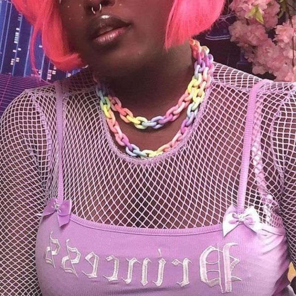 chokers harajuku y2k double layer acrylic chain necklace for women vintage colorful punk choker gossip girl jewelry aesthetic, Golden;silver
chokers harajuku y2k double layer acrylic chain necklace for women vintage colorful punk choker gossip girl jewelry aesthetic, Golden;silver