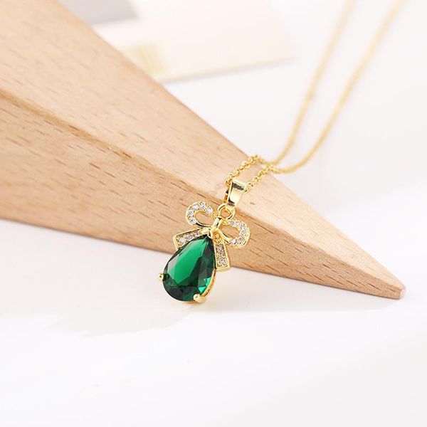 pendant necklaces 10 pcs/lot fashion bow zircon necklace copper chain for women girls birthday gift quality jewelry design accessories, Silver
pendant necklaces 10 pcs/lot fashion bow zircon necklace copper chain for women girls birthday gift quality jewelry design accessories, Silver