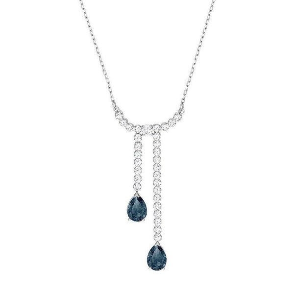 pendant necklaces fashion retro blue tassel drops and necklace chain to women clavicle choker jewelry, Silver
pendant necklaces fashion retro blue tassel drops and necklace chain to women clavicle choker jewelry, Silver