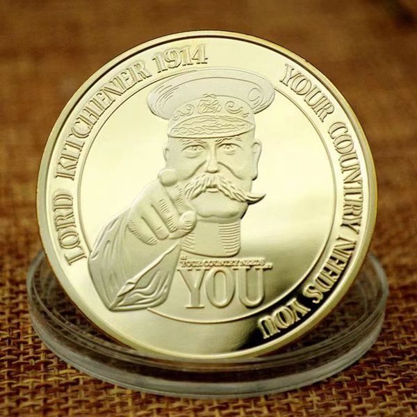 non magnetic crafts you never forget the graet war 1914-19118 lord kttchener gold plated challenge coin
non magnetic crafts you never forget the graet war 1914-19118 lord kttchener gold plated challenge coin