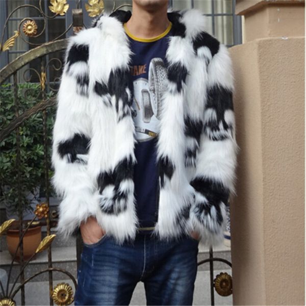 2021 winter men's hooded faux fur coat jacket mens club fox personality skulls ngmv, Black
2021 winter men's hooded faux fur coat jacket mens club fox personality skulls ngmv, Black