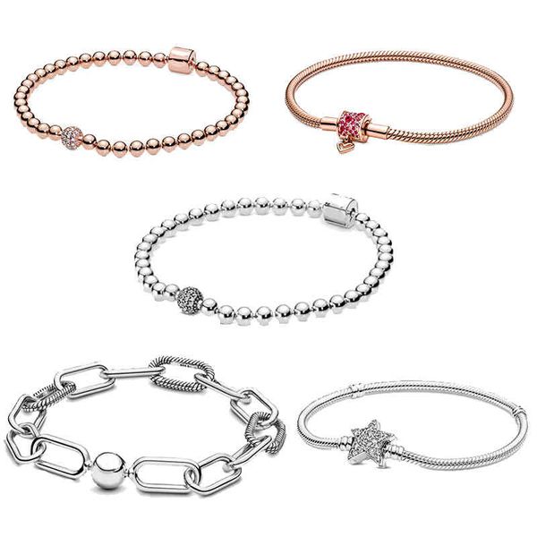 s925 sterling silver snake chain delicate bracelet suitable for pandora charm beads diy ladies jewelry gifts, Golden;silver
s925 sterling silver snake chain delicate bracelet suitable for pandora charm beads diy ladies jewelry gifts, Golden;silver