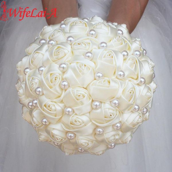 wedding flowers wifelai-a pure color ivory bridal bouquet cream satin rose artificial de novia w322-2
wedding flowers wifelai-a pure color ivory bridal bouquet cream satin rose artificial de novia w322-2