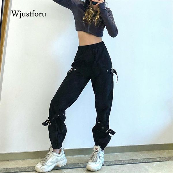 women's pants & capris wjustforu ribbons patchwork black women flare jeans bandage punk baggy high waist oversize cargo streetwear iamt, Black;white
women's pants & capris wjustforu ribbons patchwork black women flare jeans bandage punk baggy high waist oversize cargo streetwear iamt, Black;white