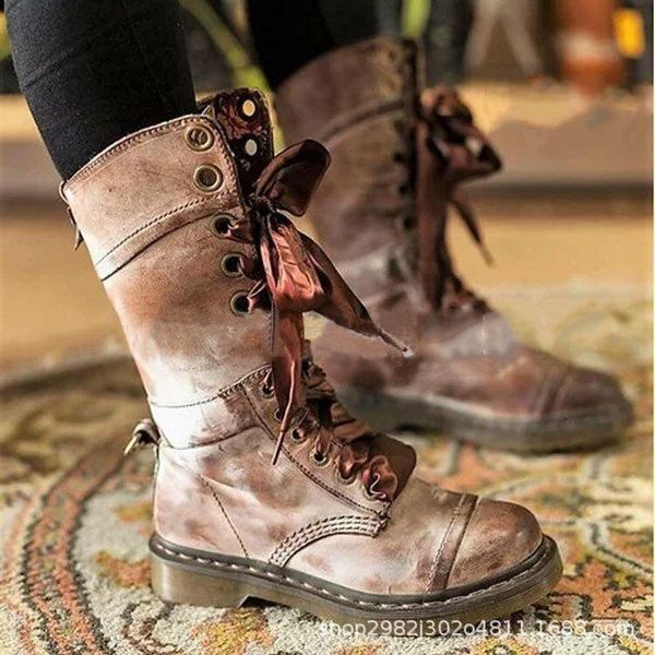 boots 2021 mid-calf autumn winter non-slip flat shoes vintage steampunk leather retro buckle ladies snow, Black
boots 2021 mid-calf autumn winter non-slip flat shoes vintage steampunk leather retro buckle ladies snow, Black