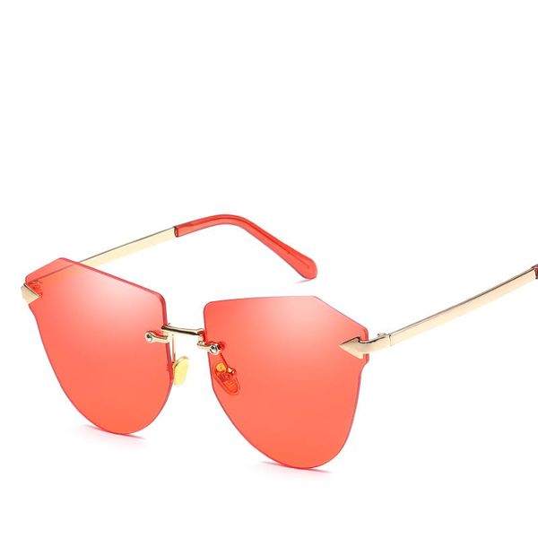 sunglasses cute for women 2021 brand rimless summer sun glasses female uv400 ladies fashion shades gafas, White;black
sunglasses cute for women 2021 brand rimless summer sun glasses female uv400 ladies fashion shades gafas, White;black