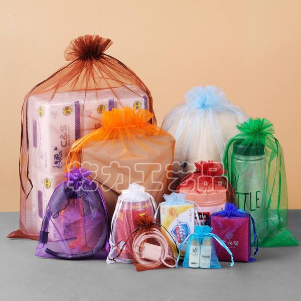 gift wrap 100pcs organza bag jewelry packaging wedding party decoration favors drawable pouches favor candy bags
gift wrap 100pcs organza bag jewelry packaging wedding party decoration favors drawable pouches favor candy bags