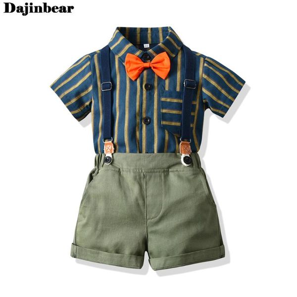 dajinbear toddler baby clothes set gentleman formal 2pcs outfits striped short sleeve shirts+overalls suit infant boys costume, White
dajinbear toddler baby clothes set gentleman formal 2pcs outfits striped short sleeve shirts+overalls suit infant boys costume, White