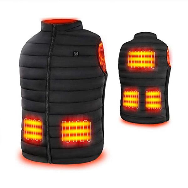 men's vests men winter outdoor electric 5 zone heating vest usb padded thermal clothes hiking warm jacket, Black;white
men's vests men winter outdoor electric 5 zone heating vest usb padded thermal clothes hiking warm jacket, Black;white