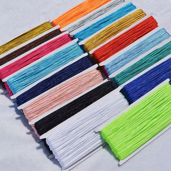 yarn 30 meters colorful braided rope chinese knot macrame cord bracelet string wedding birthday party decoration diy craft, Black;white
yarn 30 meters colorful braided rope chinese knot macrame cord bracelet string wedding birthday party decoration diy craft, Black;white
