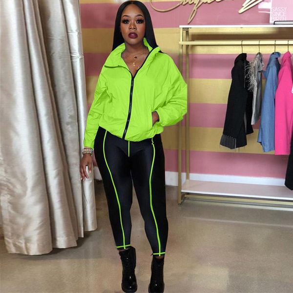 two piece dress 2 pieces set women zipper jacket leggings neon green pink blue 2pcs suits ladies casual tracksuit outfits coat long pants su, White
two piece dress 2 pieces set women zipper jacket leggings neon green pink blue 2pcs suits ladies casual tracksuit outfits coat long pants su, White