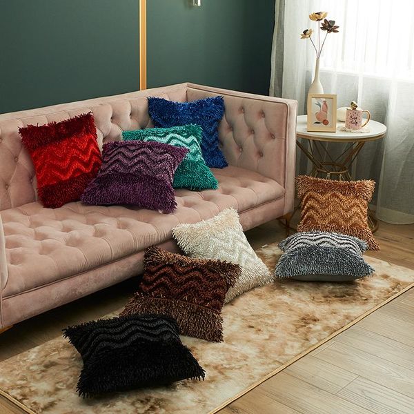 cushion/decorative pillow nordic style solid color stitching wave pattern tassel cover fashion winter throw pillowcase sofa cushion case
cushion/decorative pillow nordic style solid color stitching wave pattern tassel cover fashion winter throw pillowcase sofa cushion case