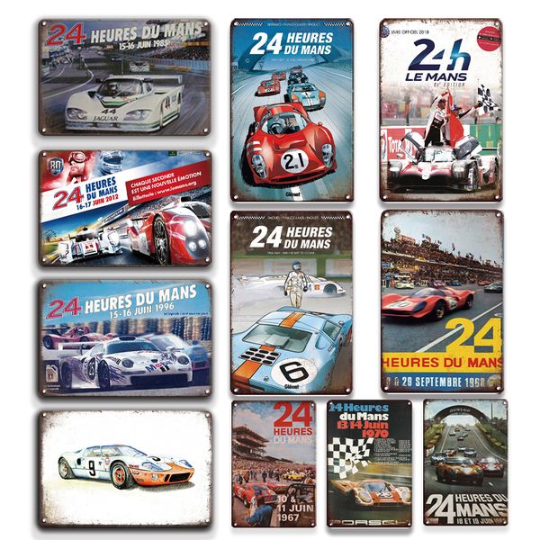 france le mans 24 hour endurance race metal poster vintage 24 heures du mans metal tin sign personality road sign decor plate
france le mans 24 hour endurance race metal poster vintage 24 heures du mans metal tin sign personality road sign decor plate