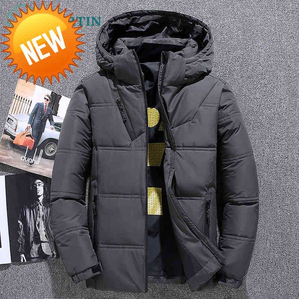 youth fashion men's white duck down jacket outdoor winter sthick warm cold-proof hooded breathable coats for male, Black
youth fashion men's white duck down jacket outdoor winter sthick warm cold-proof hooded breathable coats for male, Black