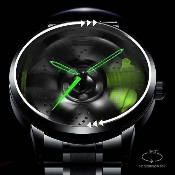 wristwatches creative 3d rotating dial men watches car rim wheel design waterproof luminous hollow wristwatch sport fashion relogio masculin, Slivery;brown
wristwatches creative 3d rotating dial men watches car rim wheel design waterproof luminous hollow wristwatch sport fashion relogio masculin, Slivery;brown