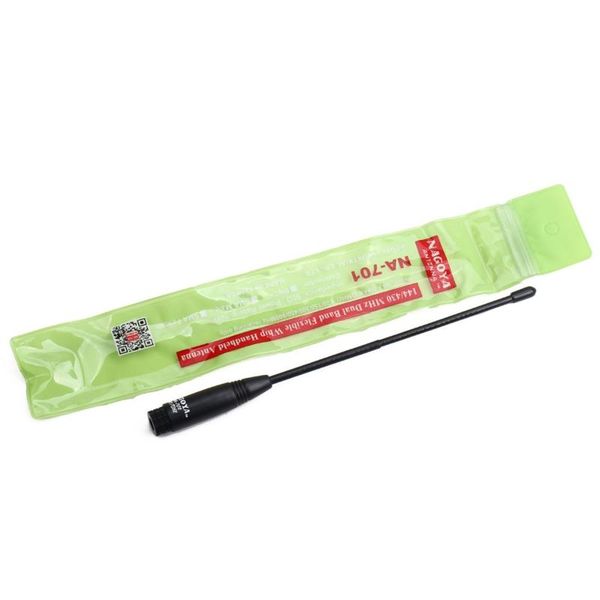 walkie talkie nagoya na-701 sma-male dual band 144/430mhz soft antenna for wouxun kg-uv6d kg-uv8d tyt md-380 md-390
walkie talkie nagoya na-701 sma-male dual band 144/430mhz soft antenna for wouxun kg-uv6d kg-uv8d tyt md-380 md-390