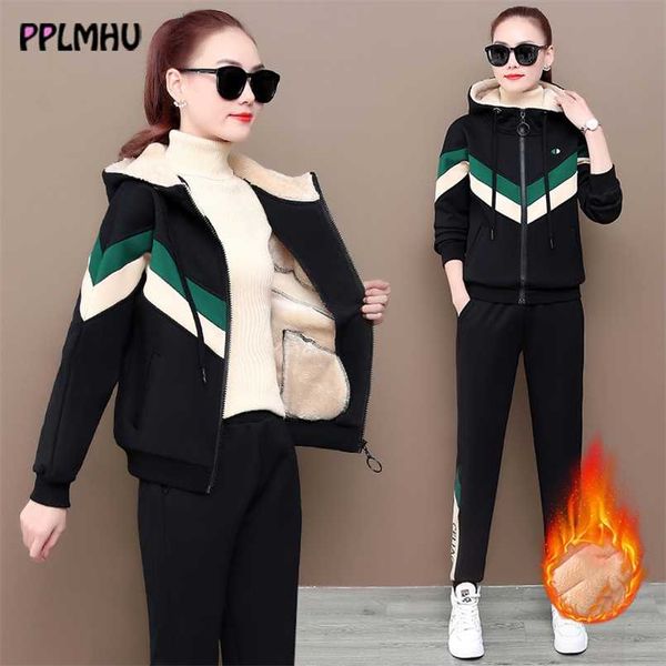 patchwork pattern thicken two piece suit women winter fall warm long sleeve and pants sets plus size 4xl tracksuit 211109, Gray
patchwork pattern thicken two piece suit women winter fall warm long sleeve and pants sets plus size 4xl tracksuit 211109, Gray