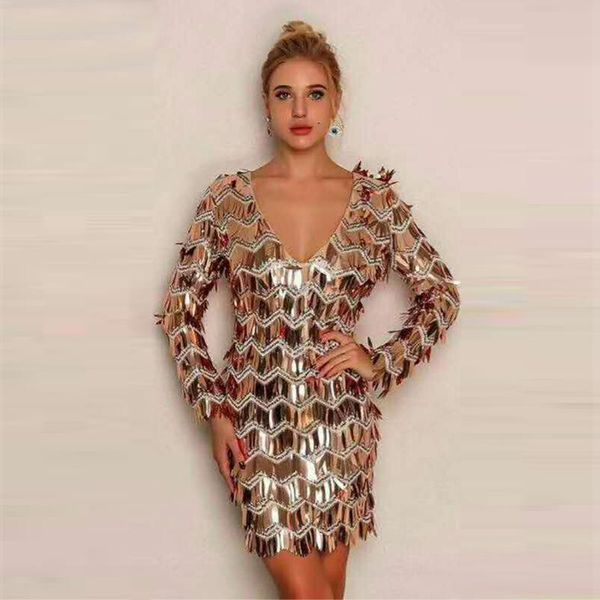casual dresses style long sleeve gold sequin shining wedding party dress vestidos fashion deep v neck bodycon mini wholesale, Black;gray
casual dresses style long sleeve gold sequin shining wedding party dress vestidos fashion deep v neck bodycon mini wholesale, Black;gray