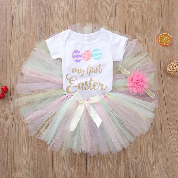 emmababy 0-24m newborn baby girl 3 piece outfits, my first easter letter printed romper and mesh tutu skirt with headband, White
emmababy 0-24m newborn baby girl 3 piece outfits, my first easter letter printed romper and mesh tutu skirt with headband, White