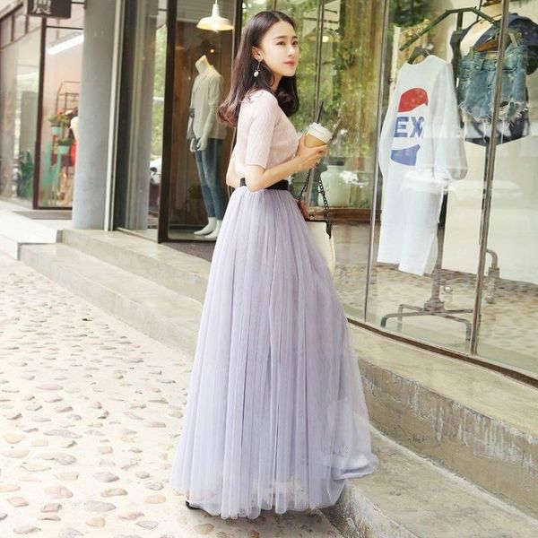 skirts spring summer vintage womens elastic solid tulle mesh skirt long pleated tutu high waist female fashion girls, Black
skirts spring summer vintage womens elastic solid tulle mesh skirt long pleated tutu high waist female fashion girls, Black