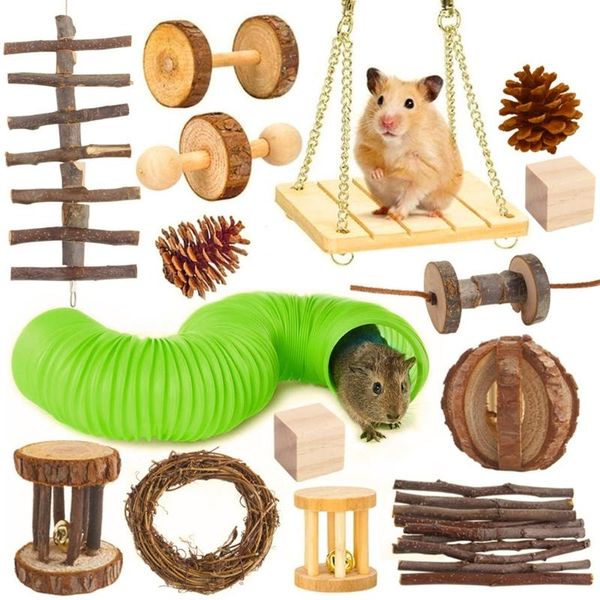 small animal supplies 9/10/11/15pcs chew toys wood ladder swing twigs drum with bell tunnel for squirrel pets dental care
small animal supplies 9/10/11/15pcs chew toys wood ladder swing twigs drum with bell tunnel for squirrel pets dental care
