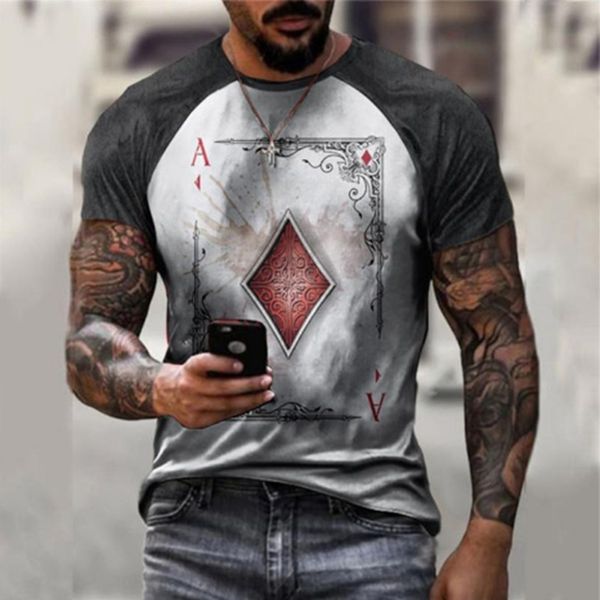men's t-shirts hearts poker tough guy men's 3d t-shirt graphic optical illusion short sleeve party street punk goth crew neck summ, White;black
men's t-shirts hearts poker tough guy men's 3d t-shirt graphic optical illusion short sleeve party street punk goth crew neck summ, White;black