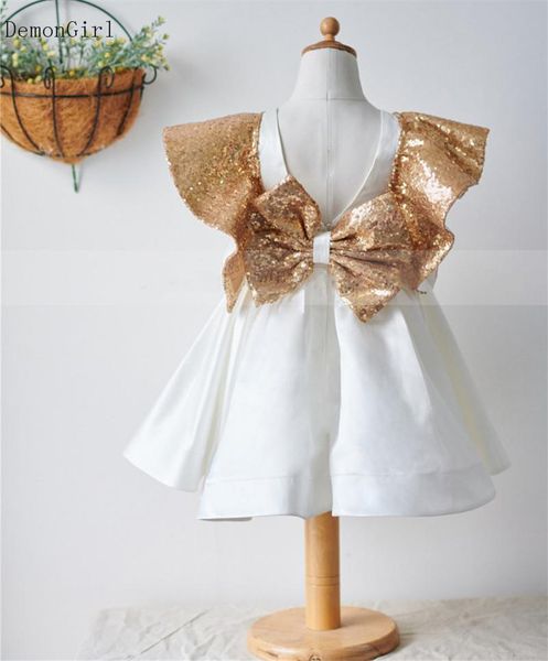 girl's dresses cute white satin children's dress with bow baby girl birthday party christmas, Red;yellow
girl's dresses cute white satin children's dress with bow baby girl birthday party christmas, Red;yellow