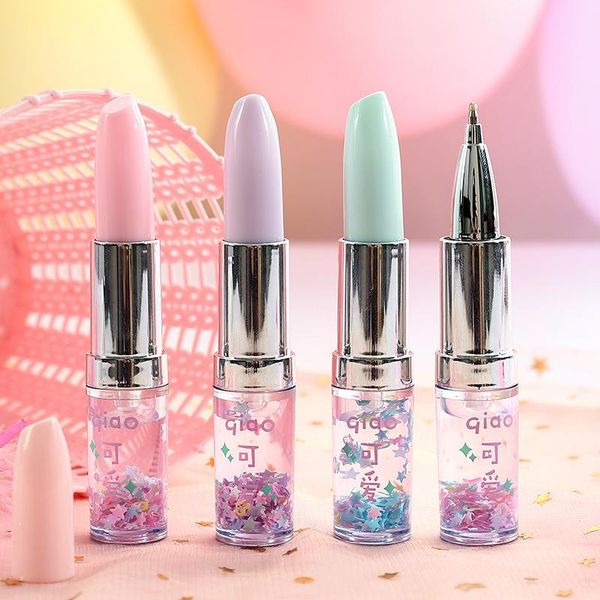 1pc creative lipstick gel pen cute stationery school office supplies portable pens sequins flash quicksand signature pen bling
1pc creative lipstick gel pen cute stationery school office supplies portable pens sequins flash quicksand signature pen bling