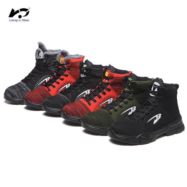 boots men's shoes anti-smashing and anti-penetration breathable comfortable anti-slip safety winter sneakers, Black
boots men's shoes anti-smashing and anti-penetration breathable comfortable anti-slip safety winter sneakers, Black