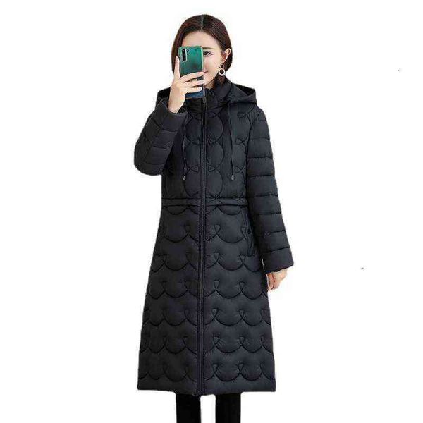 light cotton clothes women's medium and long warm down in autumn winter knee loose hooded bread, Black;white
light cotton clothes women's medium and long warm down in autumn winter knee loose hooded bread, Black;white