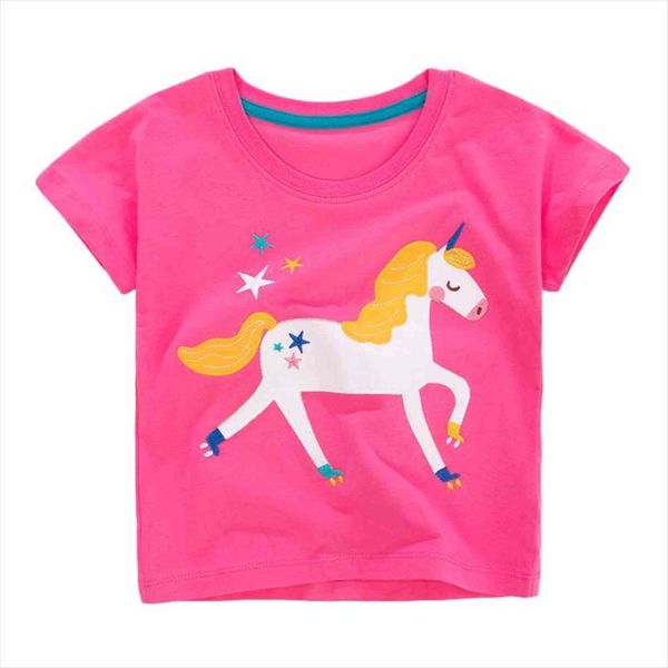 summer children rose pegasus appliques o neck short sleeved cotton knitted girls casual cutetshirts, Blue
summer children rose pegasus appliques o neck short sleeved cotton knitted girls casual cutetshirts, Blue