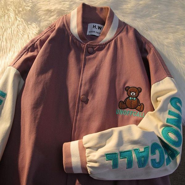men's hoodies & sweatshirts fashion hip hop patchwork funny bear embroidery jackets boys harajuku streetwear bomber jacket men baseball, Black
men's hoodies & sweatshirts fashion hip hop patchwork funny bear embroidery jackets boys harajuku streetwear bomber jacket men baseball, Black