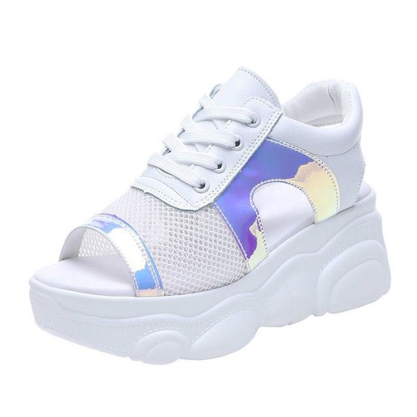 fashion open-toed sports sandals elastic with white chunky thick-soled platform shoes 2021 summer new women's shoes, Black
fashion open-toed sports sandals elastic with white chunky thick-soled platform shoes 2021 summer new women's shoes, Black