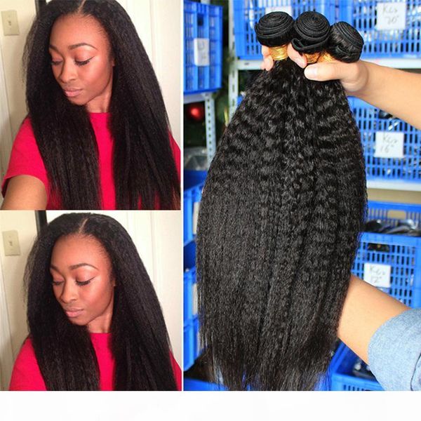 kinky straight hair brazilian virgin hair weave bundles coarse yaki 100% human hair bundles dolago peruvian kinky straight extensions, Black
kinky straight hair brazilian virgin hair weave bundles coarse yaki 100% human hair bundles dolago peruvian kinky straight extensions, Black