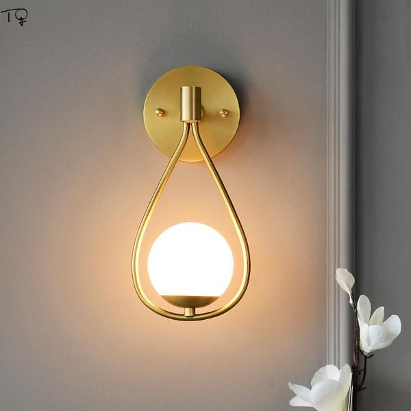 wall lamps all-copper lamp lustre e14 led nordic simple postmodern creative glass sconce lighting living room restaurant hallway
wall lamps all-copper lamp lustre e14 led nordic simple postmodern creative glass sconce lighting living room restaurant hallway