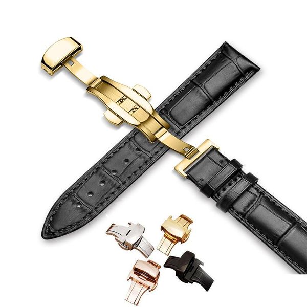 watch bands genuine leather watchbands 12mm-24mm universal butterfly buckle band steel strap replacement, Black;brown
watch bands genuine leather watchbands 12mm-24mm universal butterfly buckle band steel strap replacement, Black;brown