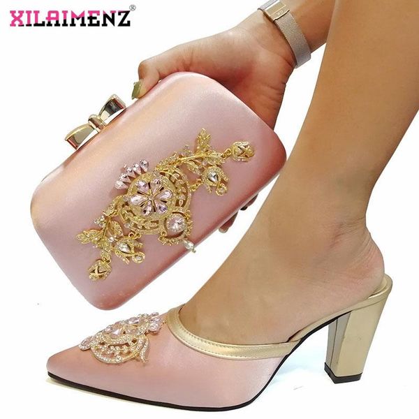 dress shoes pink 2021 african slipper with matching bag set for party nigerian style woman pumps and bags large size 38-43, Black
dress shoes pink 2021 african slipper with matching bag set for party nigerian style woman pumps and bags large size 38-43, Black