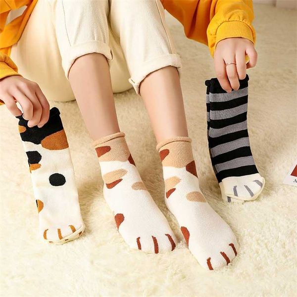 6 pairs happy gift casual socks for women funny cartoon cute cat paw socks harajuku pack ladies winter cotton sets crew socks 211221, Black;white
6 pairs happy gift casual socks for women funny cartoon cute cat paw socks harajuku pack ladies winter cotton sets crew socks 211221, Black;white