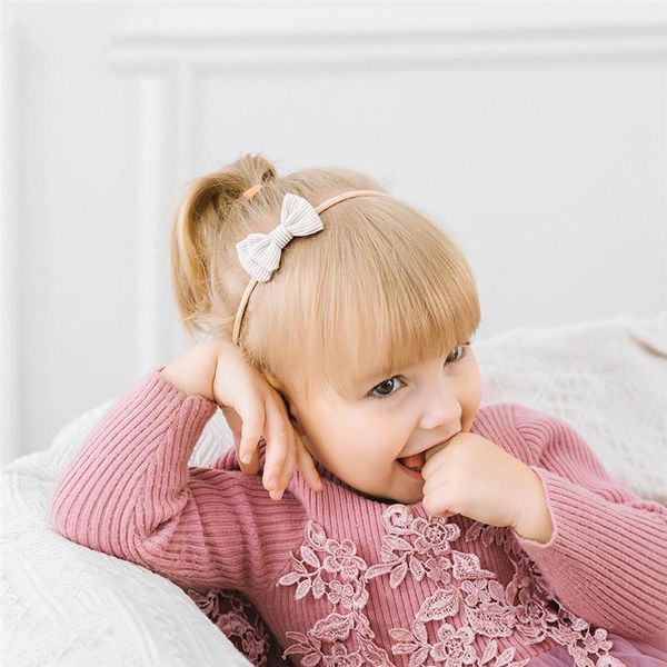 handmade striped candy color baby mini small bow headbands elastic hair bands headband for children girls kids hair accessories, Slivery;white
handmade striped candy color baby mini small bow headbands elastic hair bands headband for children girls kids hair accessories, Slivery;white