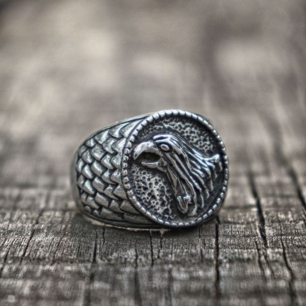 mens stainless steel signet eagle ring classic and vintage biker style bird rings jewelry, Silver
mens stainless steel signet eagle ring classic and vintage biker style bird rings jewelry, Silver