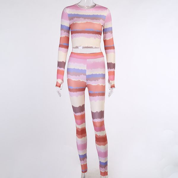 colorful striped 2 two piece set women track suit long sleeve crop and pants sporty matching sets d66-dd33, White
colorful striped 2 two piece set women track suit long sleeve crop and pants sporty matching sets d66-dd33, White