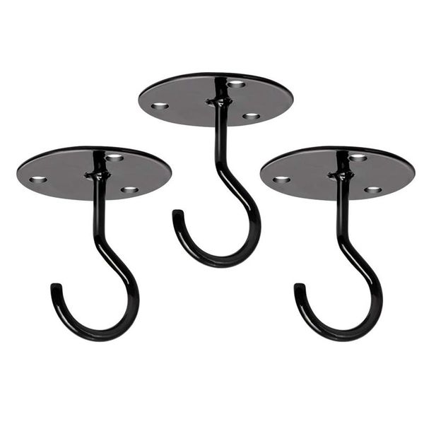 hooks & rails -ceiling hooks, 3 pack black wall mount ceiling plant metal hangers basket
hooks & rails -ceiling hooks, 3 pack black wall mount ceiling plant metal hangers basket