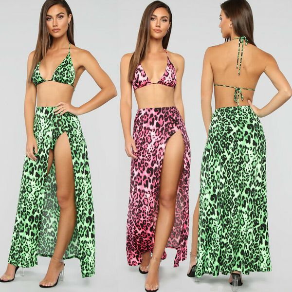 usa women bikini set swimwear coverup beach bathing long leopard dress swimsuit, Black;blue
usa women bikini set swimwear coverup beach bathing long leopard dress swimsuit, Black;blue