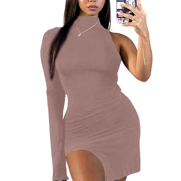 casual dresses fashion women's autumn dress long-sleeved clothes solid color one shoulder skinny clubwear mini roupa feminina, Black;gray
casual dresses fashion women's autumn dress long-sleeved clothes solid color one shoulder skinny clubwear mini roupa feminina, Black;gray
