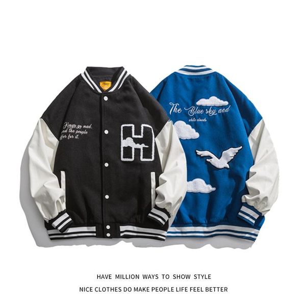 men's jackets 2021 autumn cloud towel embroid baseball jacket oversize bomber coat women's letter varsity casual chic, Black;brown
men's jackets 2021 autumn cloud towel embroid baseball jacket oversize bomber coat women's letter varsity casual chic, Black;brown