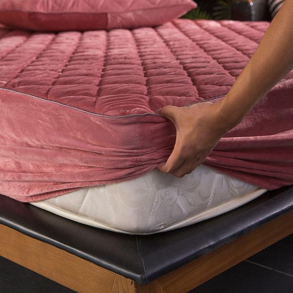 sheets & sets winter warm velvet bed sheet quilted thickened warmth cover mattress protective queen king size fitted
sheets & sets winter warm velvet bed sheet quilted thickened warmth cover mattress protective queen king size fitted