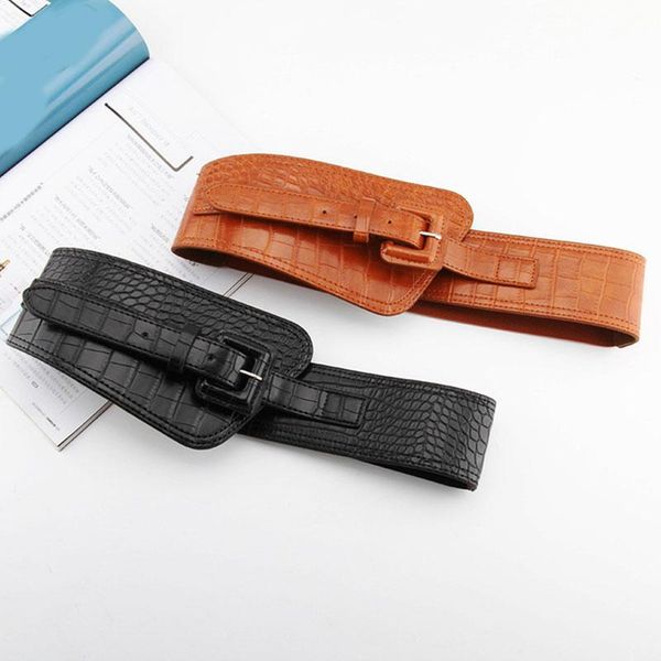 belts fashion for women pu leather square pin buckle cummerbunds body corset waistbands female wide soft cummerbund, Black;brown
belts fashion for women pu leather square pin buckle cummerbunds body corset waistbands female wide soft cummerbund, Black;brown