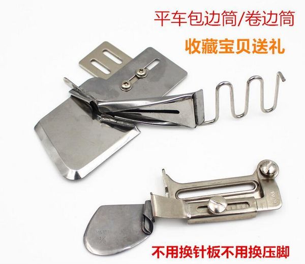 sewing machine for wrapping wrapping barrel curling tube is folded flat presser foot auxiliary piping crimper, Black
sewing machine for wrapping wrapping barrel curling tube is folded flat presser foot auxiliary piping crimper, Black