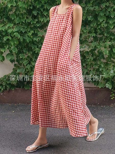 fashion leisure plaid dress in spring of 2019, Black;gray
fashion leisure plaid dress in spring of 2019, Black;gray